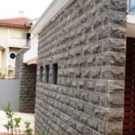 Basalt Rockfaced Tiles supplied by J.H. Wagner & Sons.